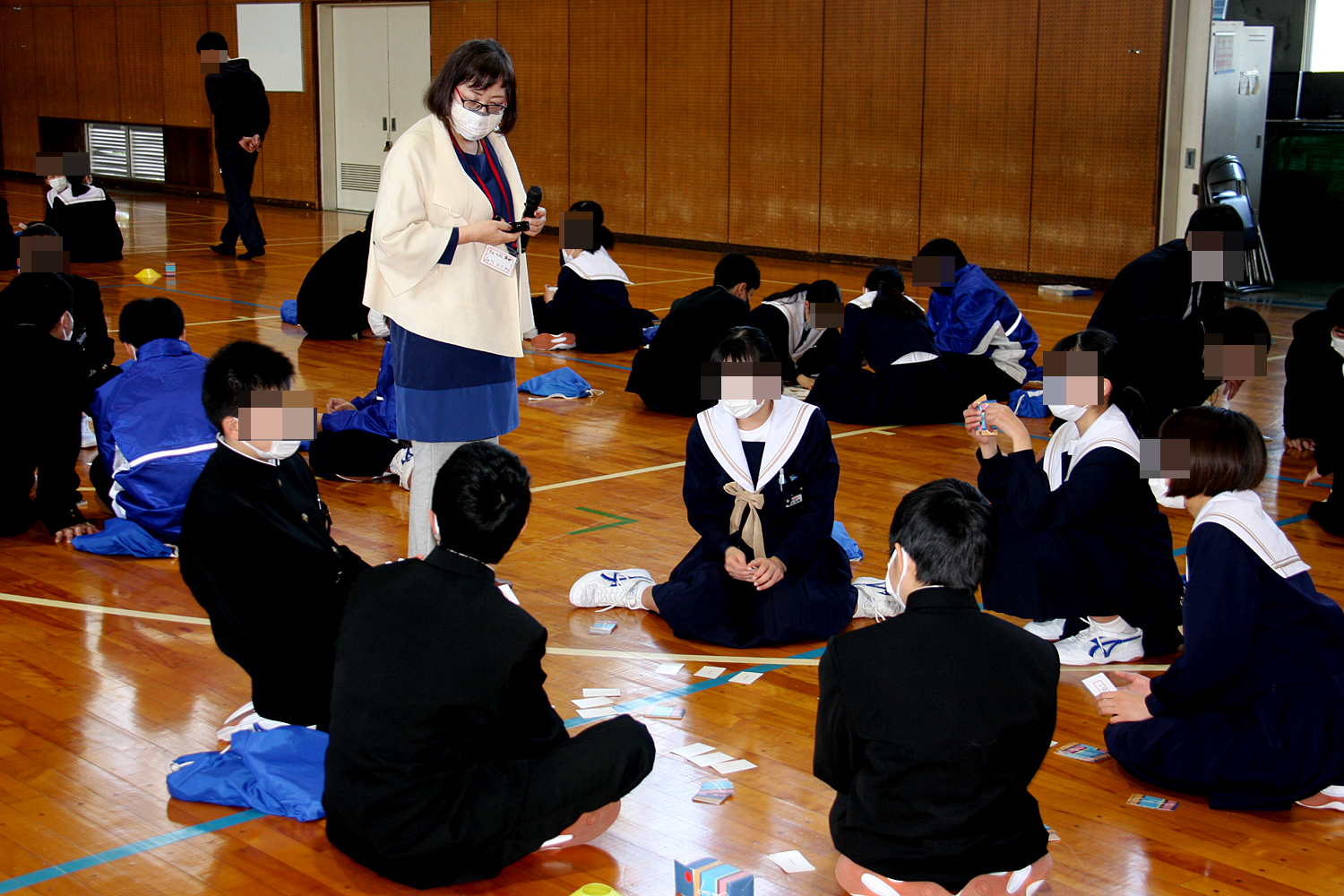 刈谷市立雁が音(かりがね)中学校一年生